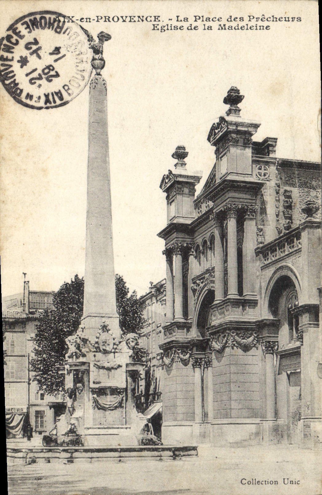 Aix-en-Provence - La Place des Prêcheurs - Église de la Madeleine