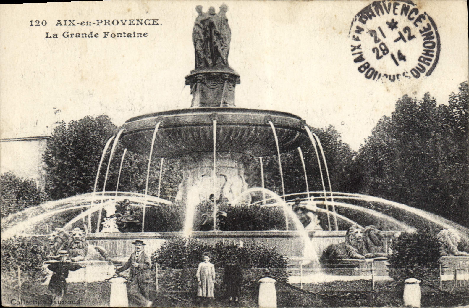 AIX-en-PROVENCE — La Grande Fontaine — Collection Vaussaud n°120