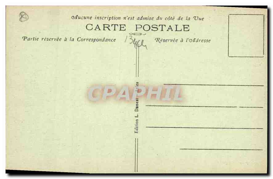 CPA Theatre Antique et Tour de Roland — Verso