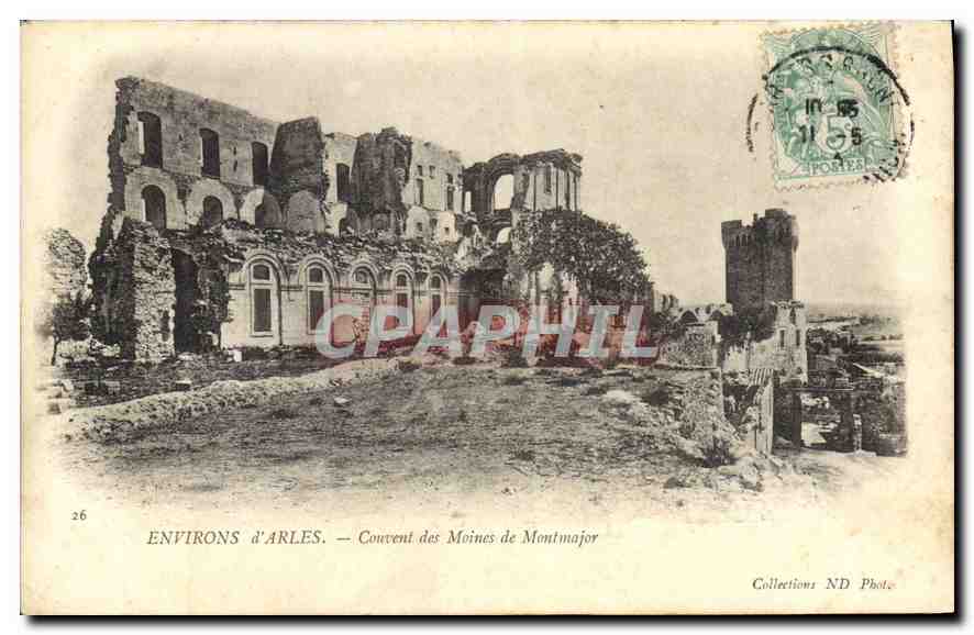 CPA Environs d'Arles - Couvent des Moines de Montmajor