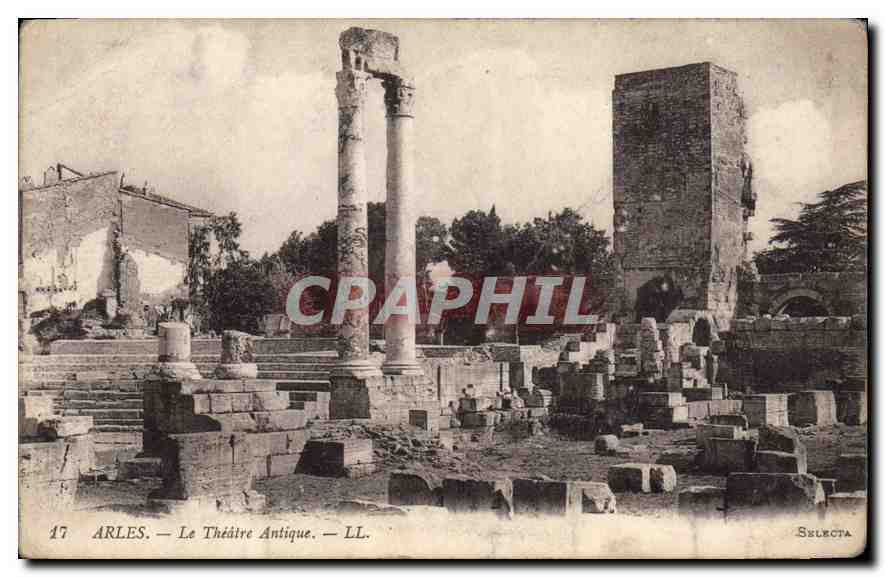 Arles — Le Théâtre Antique — Selecta, n° 17