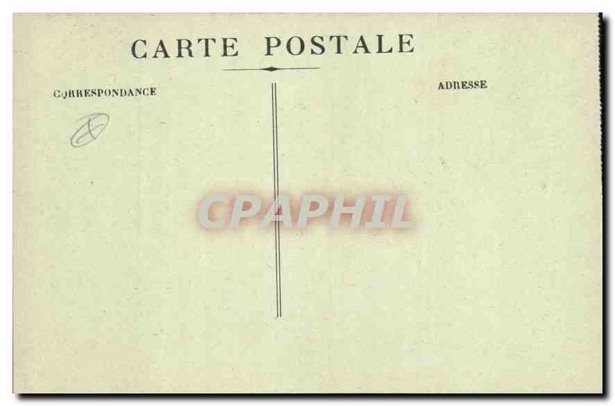 CPA Porte de l'Eglise Ste Marthe Tarascon — Back