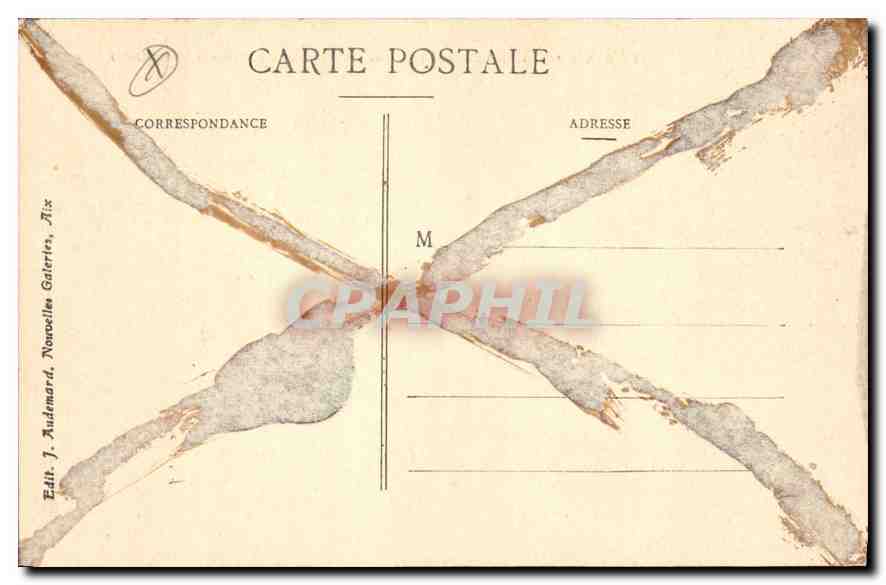 CPA Le Cloitre Cathedrale St Sauveur (XI Siecle) Aix en Provence — Rückseite