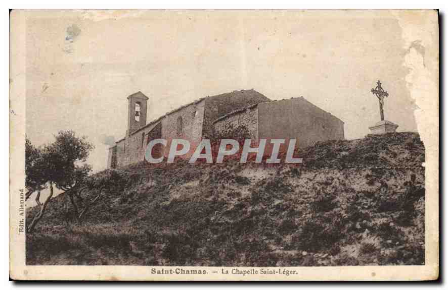 CPA Saint Chamas La Chapelle Saint Leger