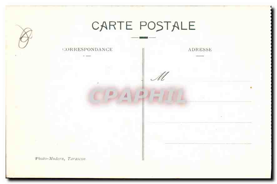CPA Chateau dit du Roi Rene (cote du Rhone) — Rückseite