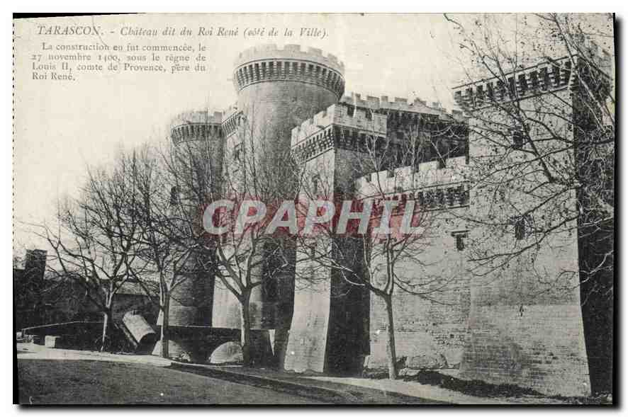 CPA Chateau dit du Roi Rene (cote de la Ville)