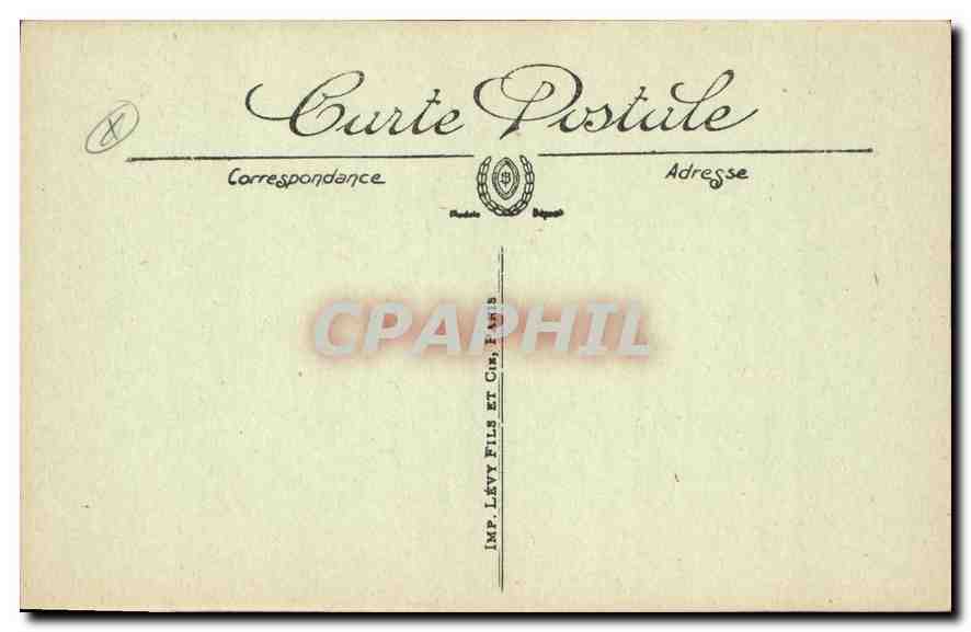 CPA Hotel de Villeneuve d'Ansouis (1670) Rue du Quatre Septembre — Verso