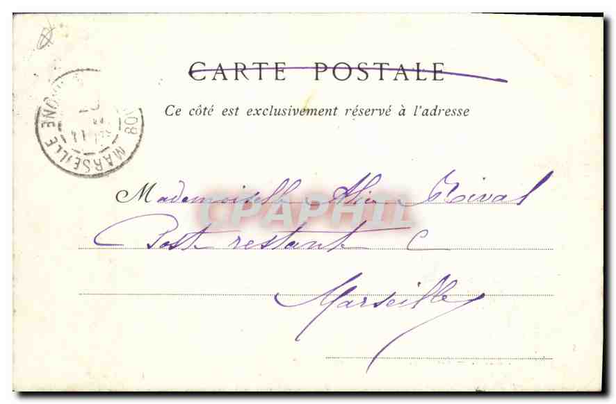 CPA Portail de l'Eglise Saint Trophisme Arles — Verso