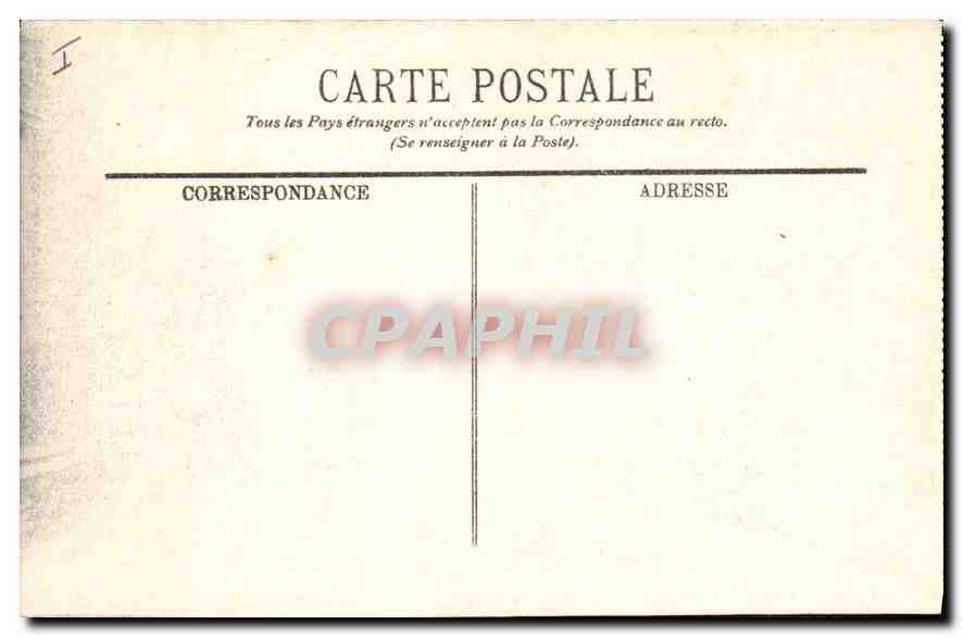 CPA Avignon La Place du Palais — Verso