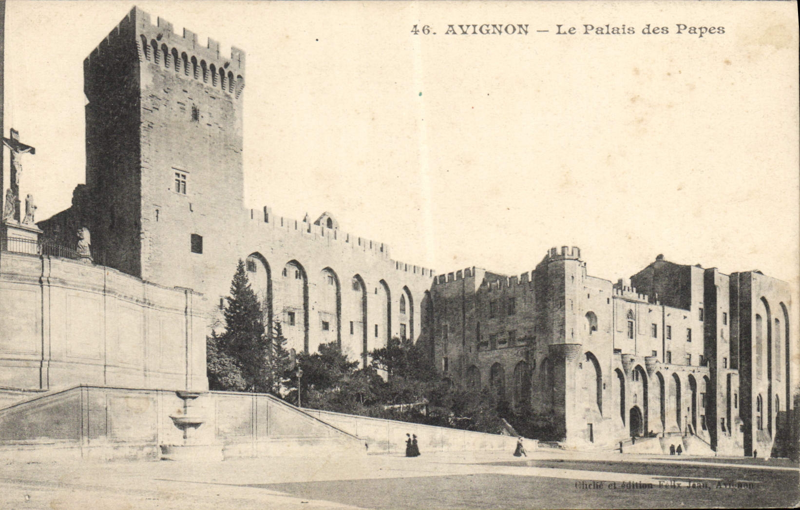 CPA Avignon Le Palais des Papes 