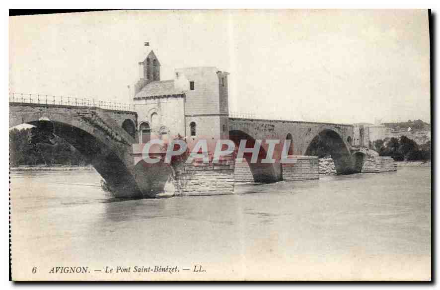 Avignon — The Saint-Bénézet Bridge — LL. n°6