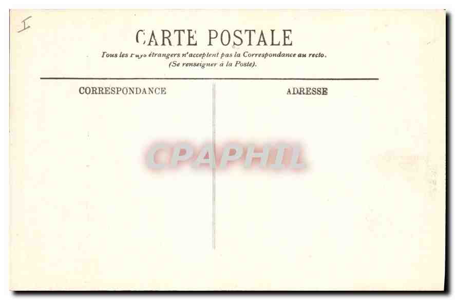 CPA Avignon Les Palais des Papes Galerie du Conclave — Verso