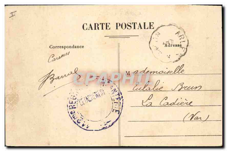 Avignon - Le Palais des Papes — Édition P. P. Avignon — Rückseite