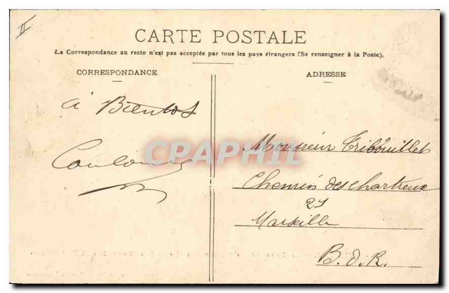 CPA Avignon Le Conservatoire Ancien Hotel des Monnaies (XVII siecle) — Verso
