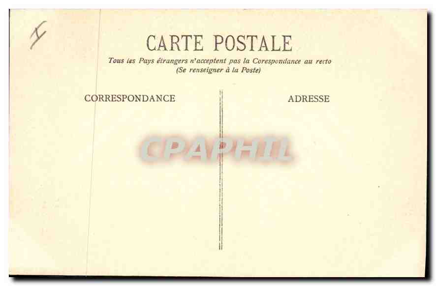 CPA Dauphine La Ligne de la Mure et le Drac — Verso