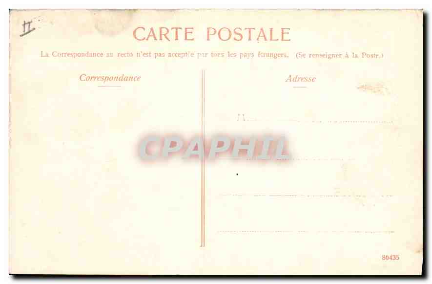 CPA Pont de Ponsonnas  pres La Mure au dessus du Drac — Verso