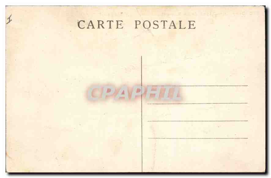 CPA Dauphine Ligne de la Mure et le Route d'Aveillance — Verso