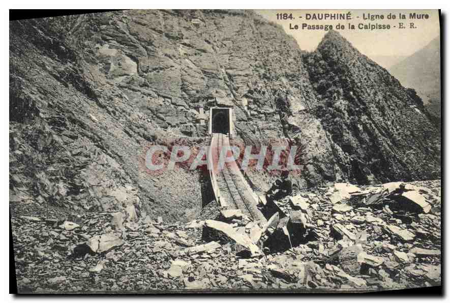 Passage de la Calpisse — Ligne de la Mure - Dauphiné - E.R.