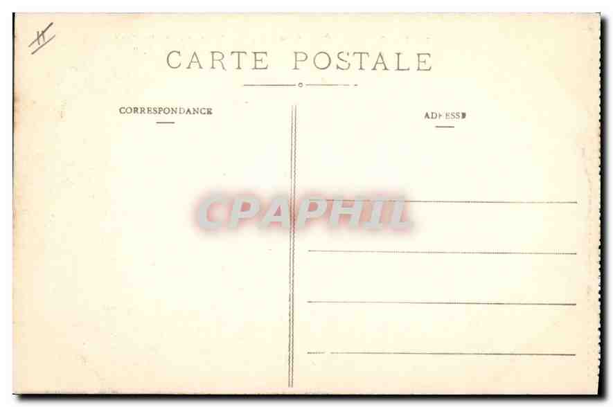 CPA Dauhpine Chemin de Fer Electrique de la Mure Passage de la Rivoire — Rückseite