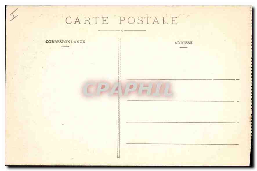 CPA Dauphine Ligne de la Mure Les Abismes du Drac — Verso