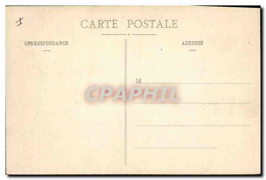 CPA Dauphine La Ligne de la Mure et le Drac — Verso