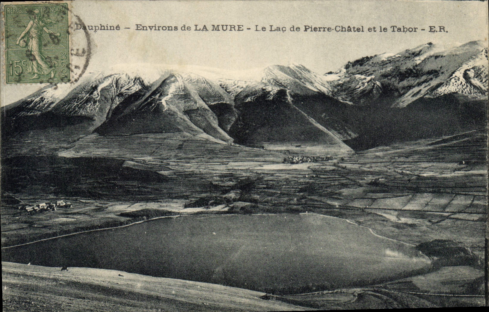 CPA Environs de la Mure Le Lac de Pierre Chatel et le Tabor