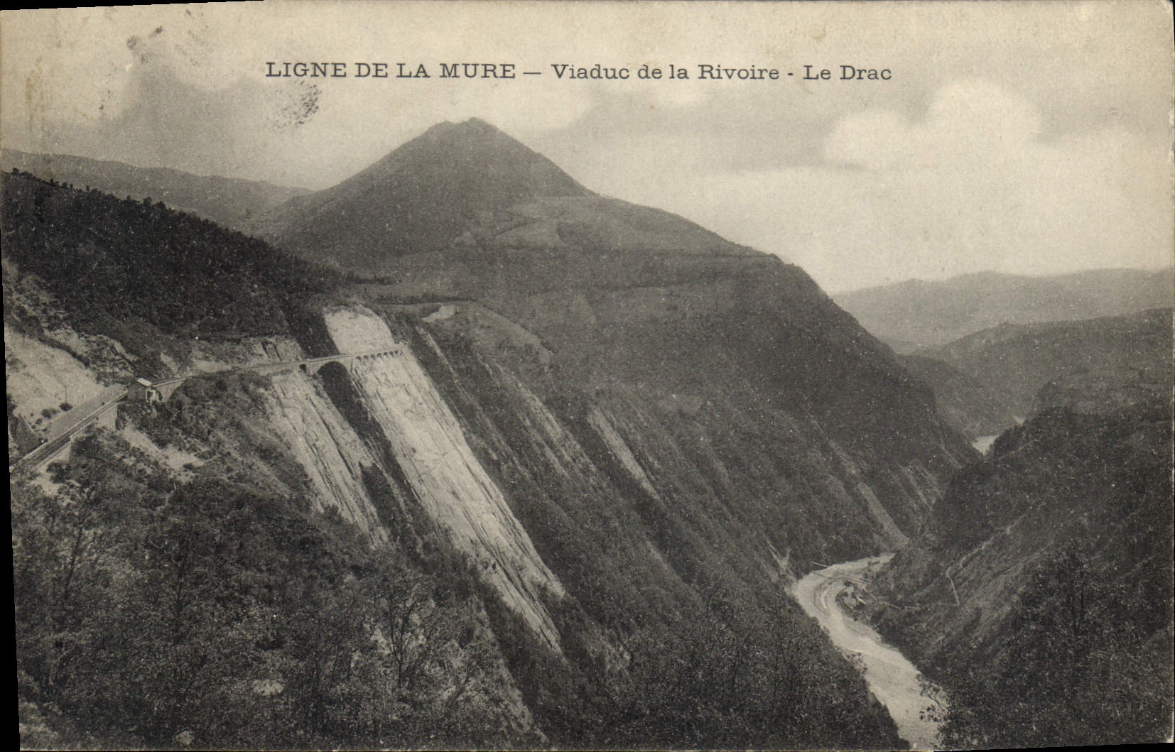 CPA Ligne de la Mure Viaduc de la Rivoire Le Drac