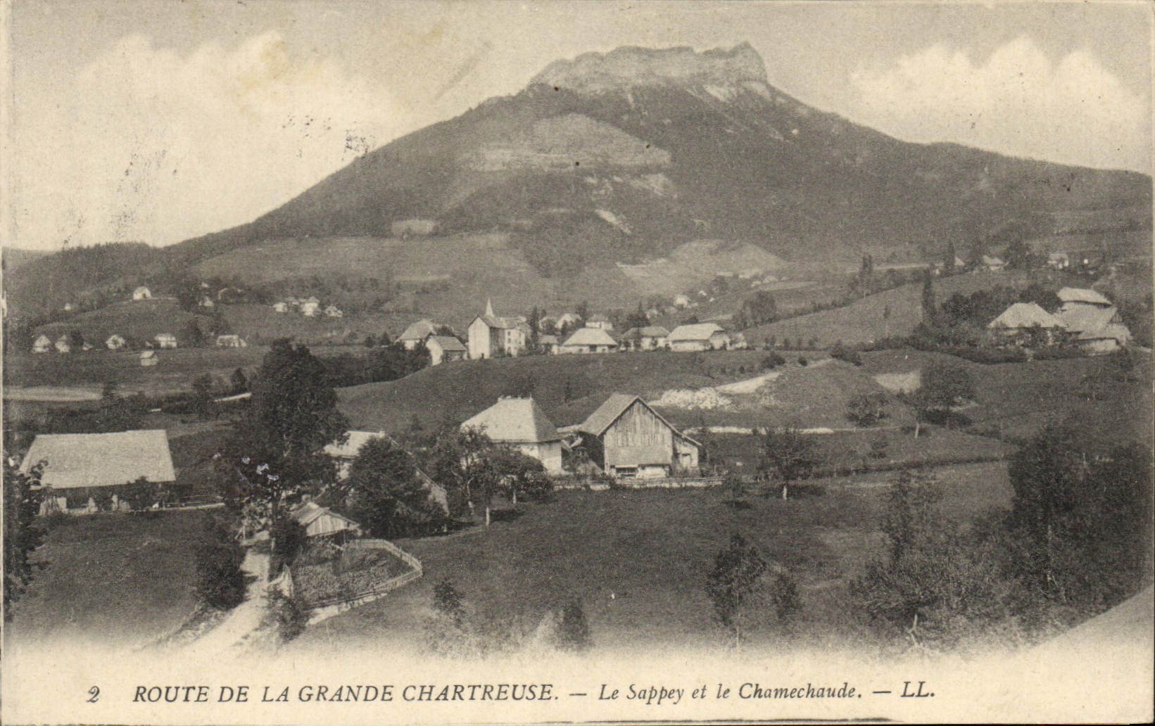 CPA Route de la Grande Chartreuse Le Sappey et le Chomechaude