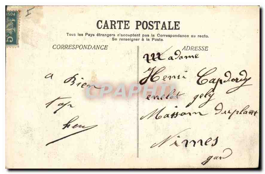 CPA Dauphine Grande Chartreuse Vue Generale du Couvent — Rückseite