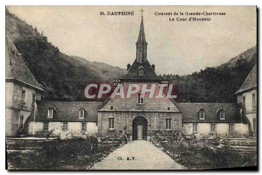 Abtei La Grande-Chartreuse — Der Ehrenhof — CI. A.V.