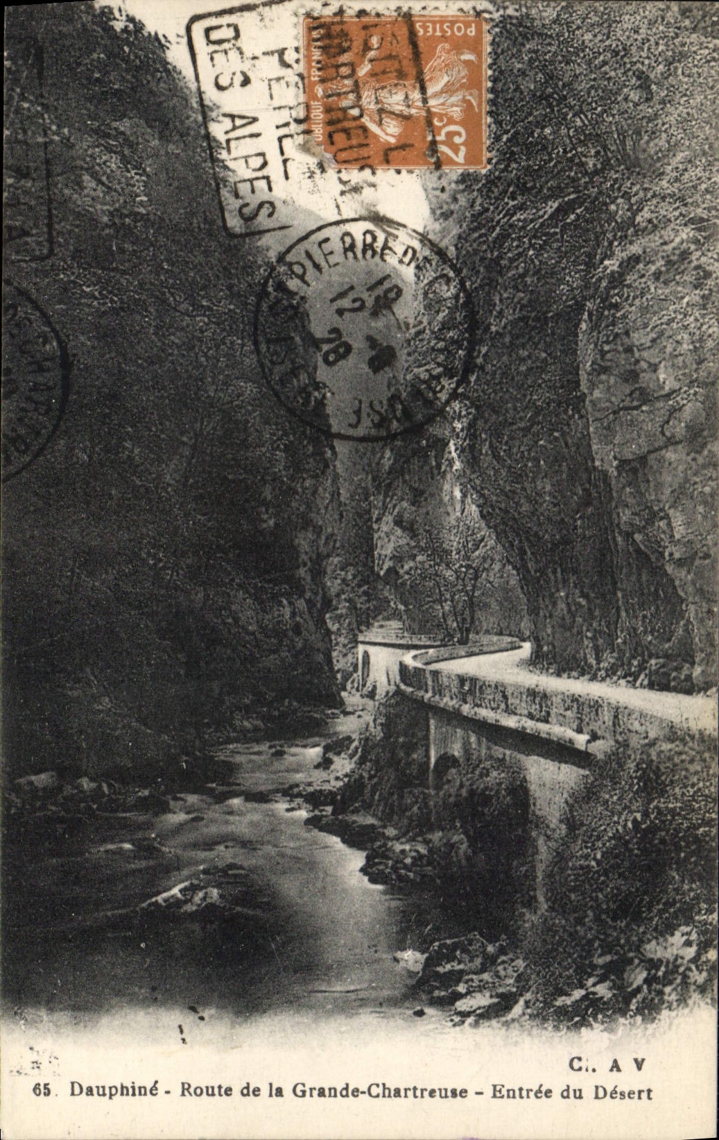 Dauphiné - Route de la Grande-Chartreuse - Entrée du Désert — C.I. A V