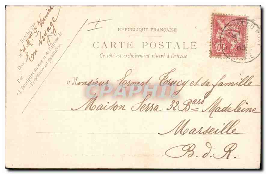 CPA Le Dauphine Route de la Grande Chartreuse Entree du Desert Le Grand Logis Attelage (animee) — Verso