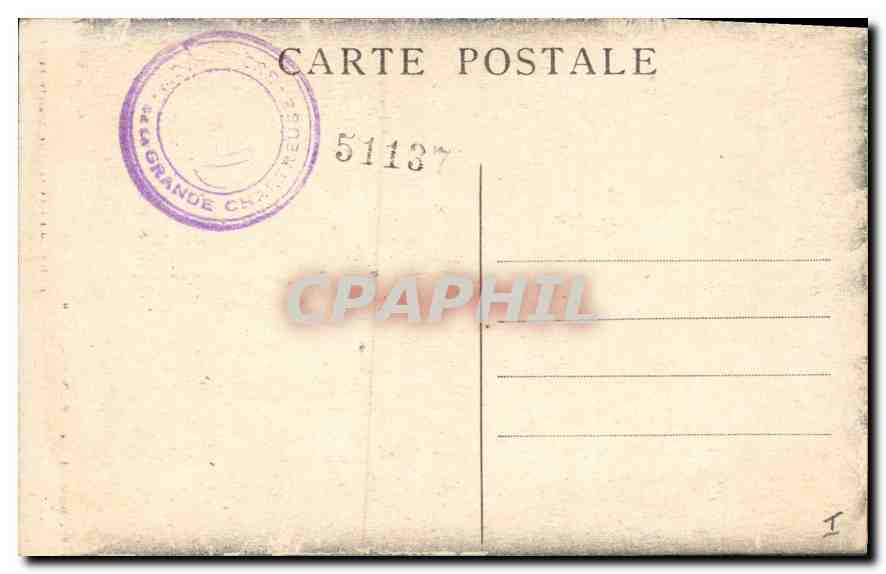 Entrée du Désert und der Guiers mort — Route de la Grande-Chartreuse — C.A. n°63 — Rückseite