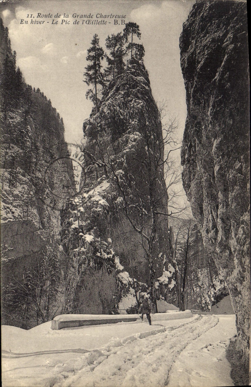 Route de la Grande Chartreuse — En hiver - Le Pic de l'Œillette — B.B.