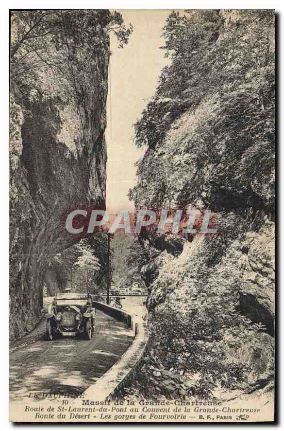 Massif de la Grande-Chartreuse — Route du Désert — B.F., Paris