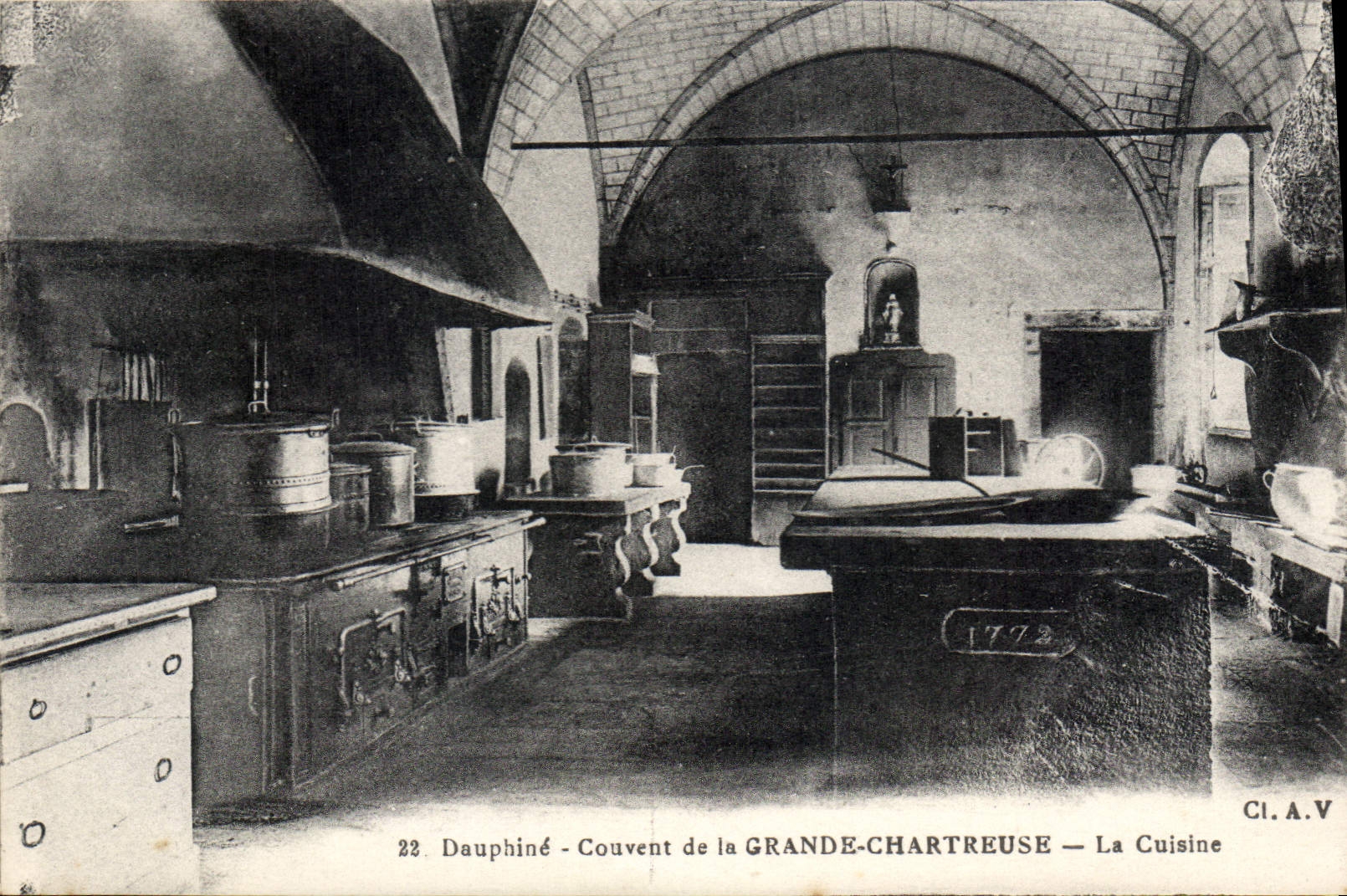 Dauphiné - Couvent de la Grande-Chartreuse — La Cuisine