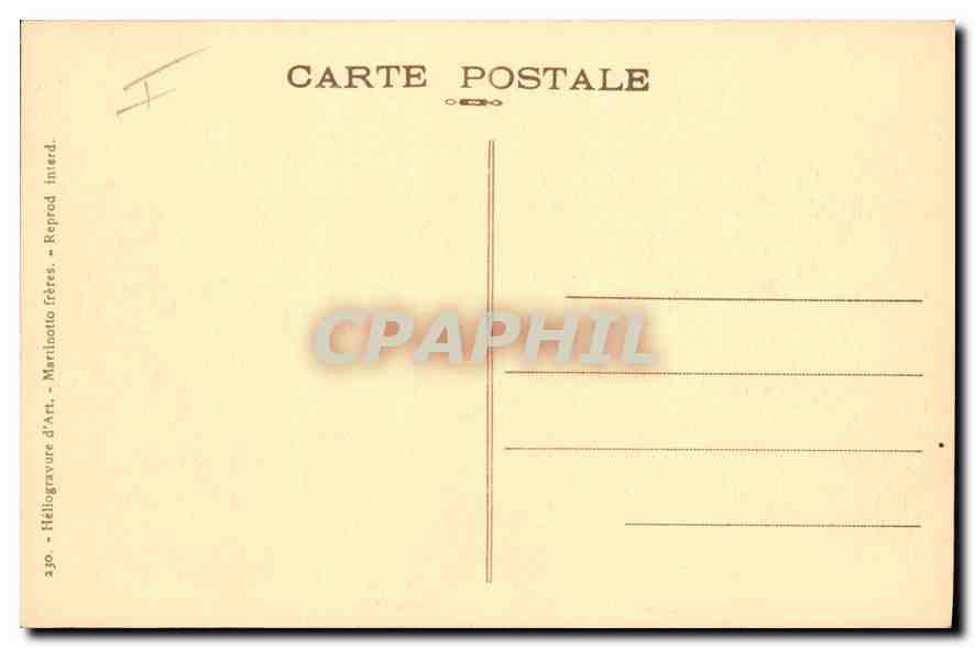 CPA Massif de Chartreuse Le Col de Porte et la route de Saint Pierre — Rückseite