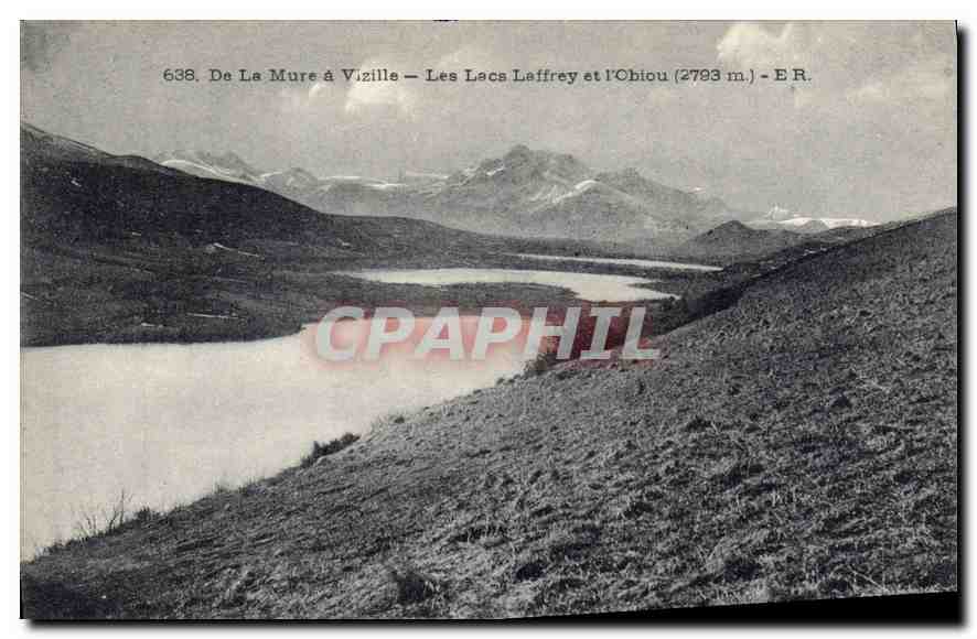 Les Lacs Laffrey et l'Obiou (2793 m.) — De La Mure à Vizille — E.R.