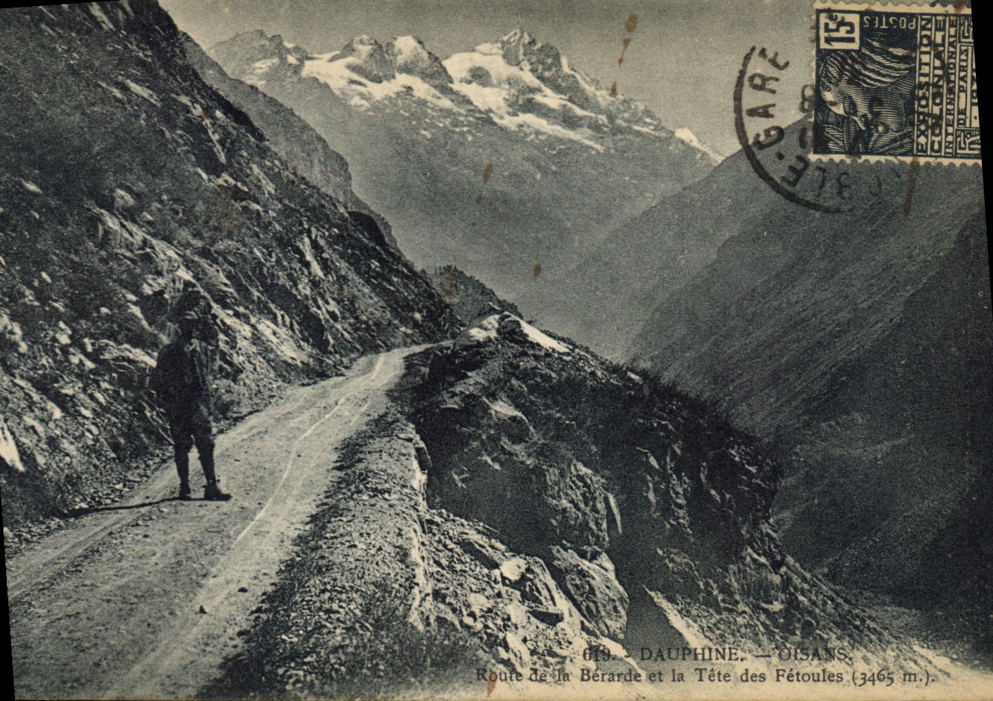 CPA Oisans Route de la Berarde et la Tete des Fetoules