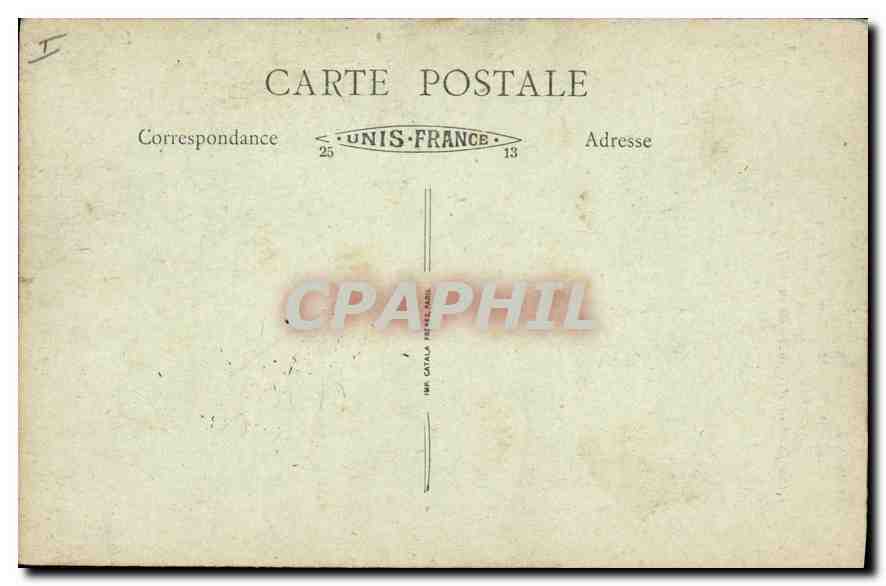 Le Dauphiné — Route de Montaud à Autrans, Le Pas de la Clef et au fond la Pyramide de la Buff — Imprimerie Catala — Reverso