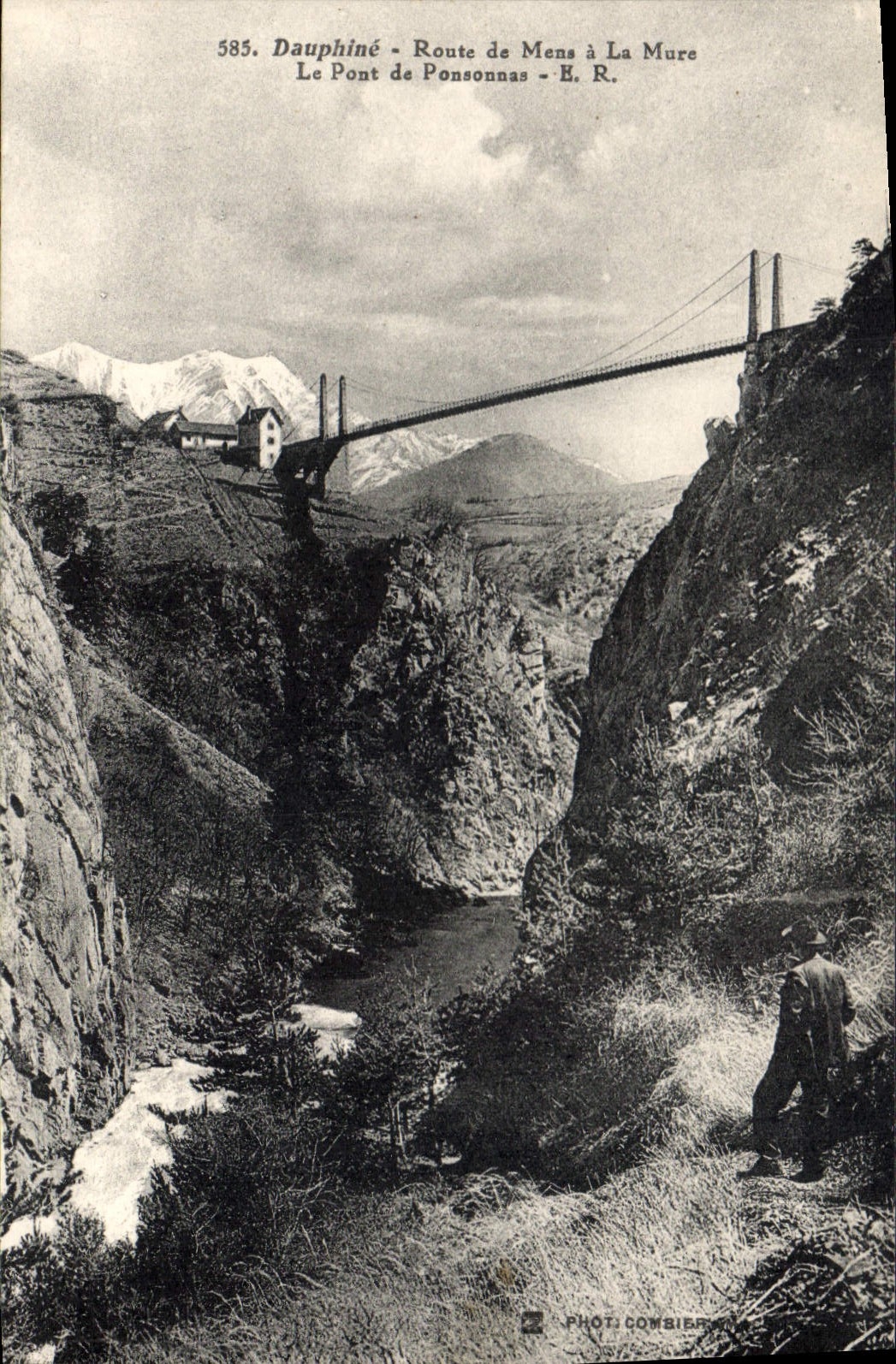 Pont de Ponsonnas - Dauphiné - Route de Mens à La Mure - Phot. Combier