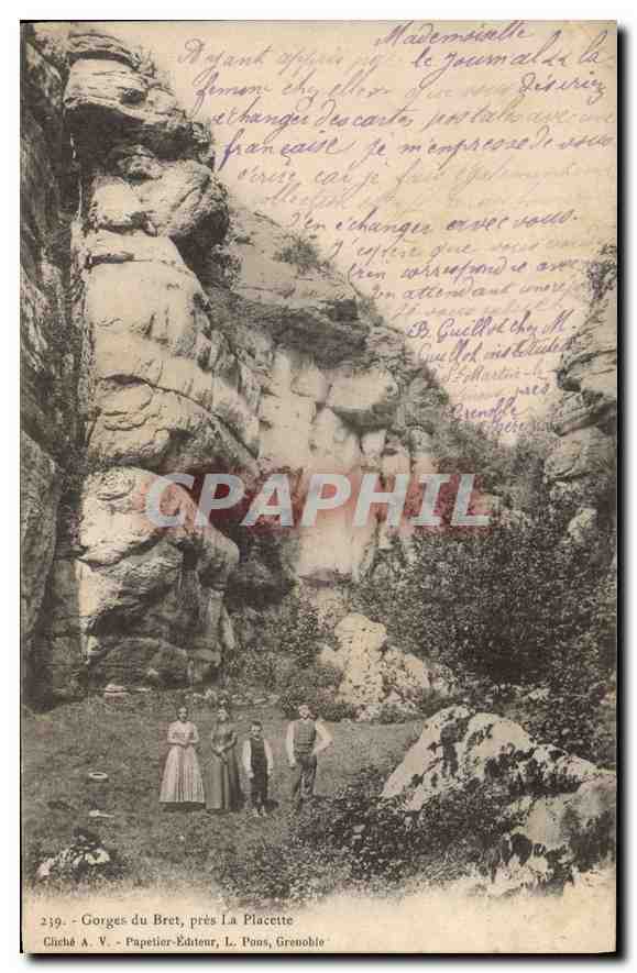 CPA Gorges du Bret pres La Placette
