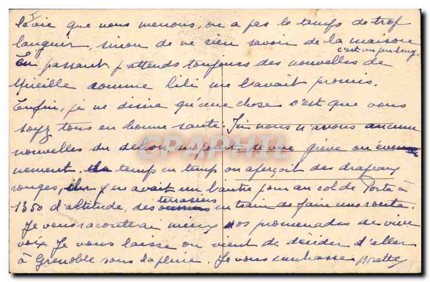 CPA Sassenage Interieur des cuves Les trois passages — Rückseite