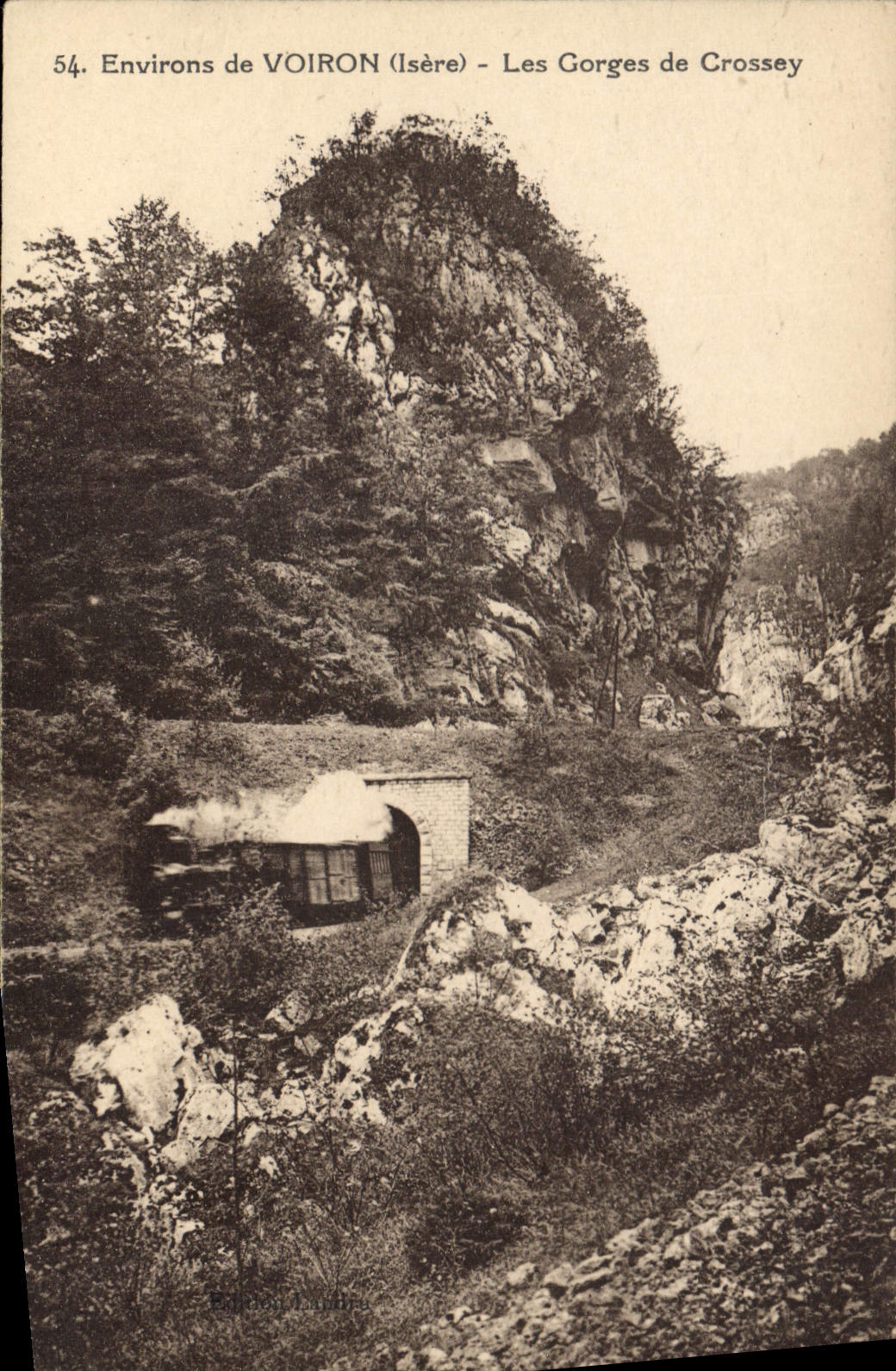 De Gorges de Crossey — Omgeving van VOIRON (Isère) — Ed. L. Lainé