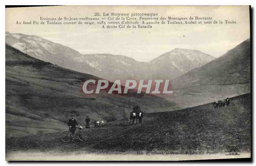 CPA Environs de St Jean en Royans Col de la Croix