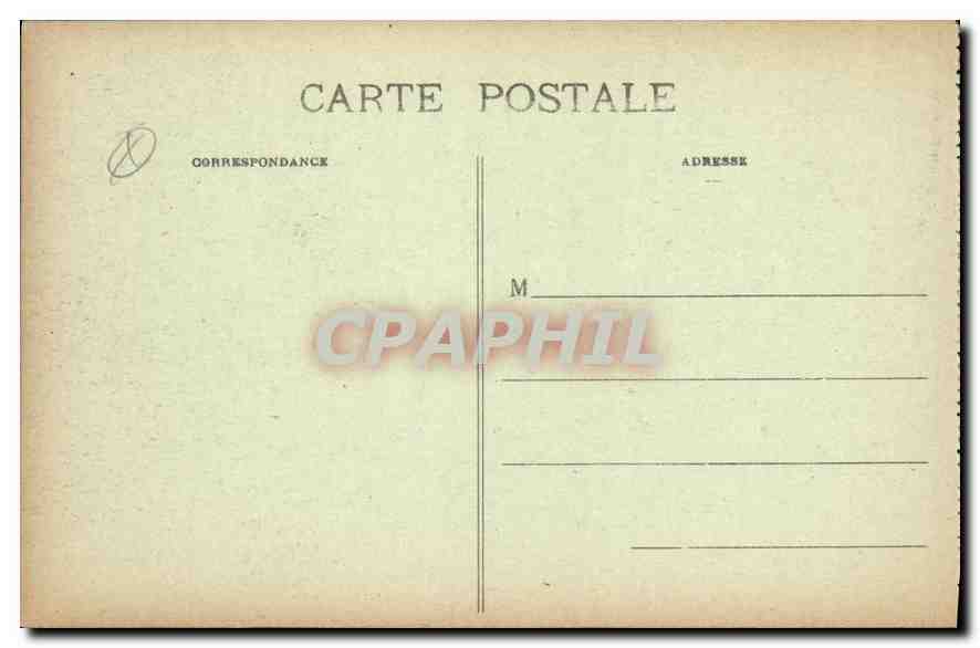 CPA Hendaye Frontiere Franco Spagnole La Bidassoa Passage de Santiago — Back