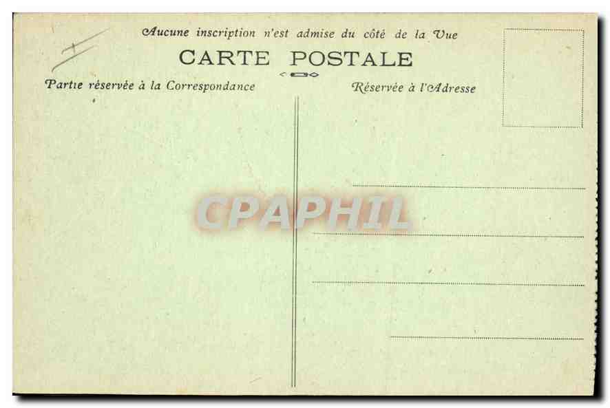 CPA Hendaye La Place de Debarcadere et Fontarabie (Espagne) — Rückseite