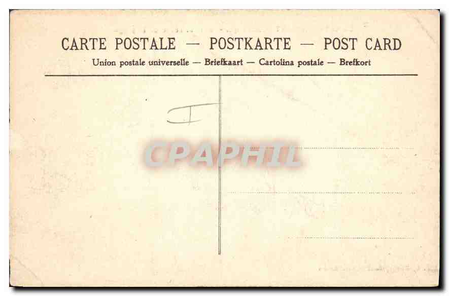 CPA Hendaye Baie et route de la plage — Rückseite