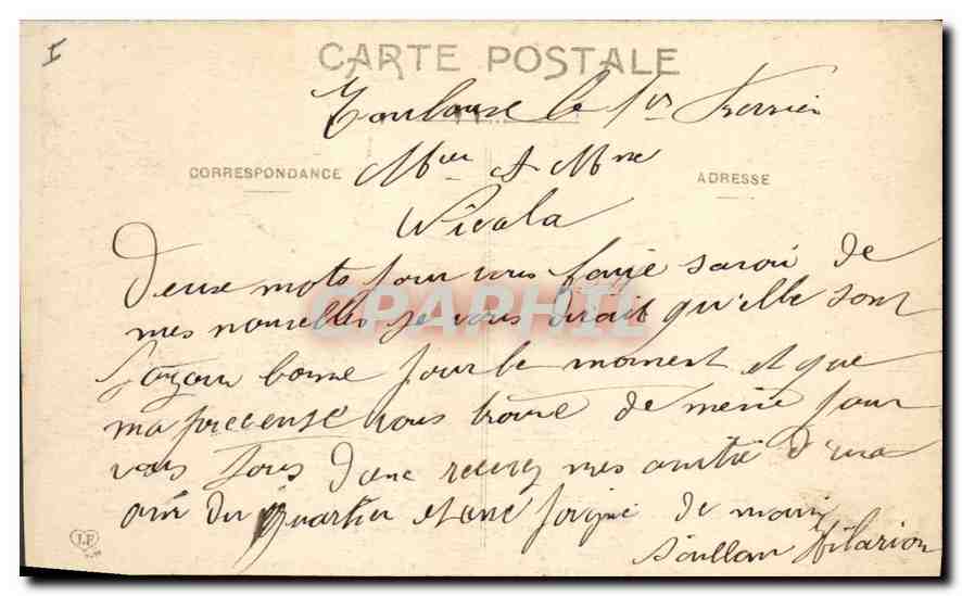 CPA Toulouse Entree du Grand Ronde — Rückseite