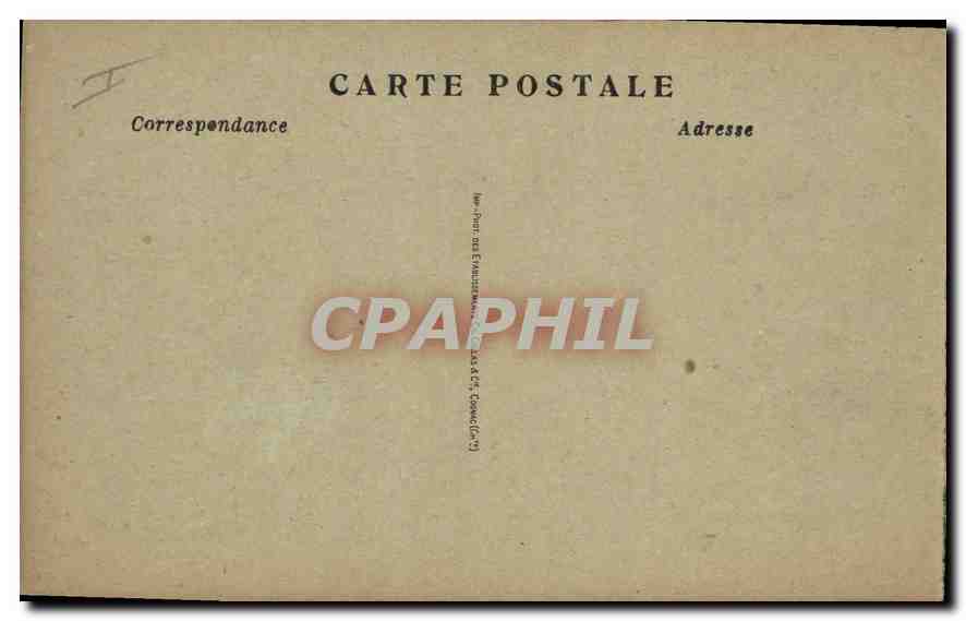 CPA Toulouse Cour de l'Hotel d'Assezat — Rückseite